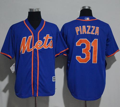 Mets #31 Mike Piazza Blue New Cool Base Stitched MLB Jersey